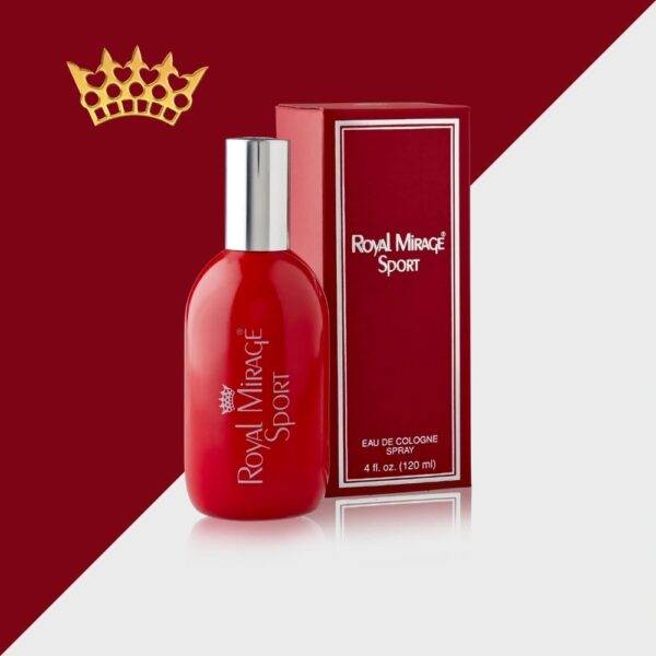 Royal Mirage Sport Eau De Cologne – 120ml | Long-Lasting Fresh Masculine Fragrance for Men